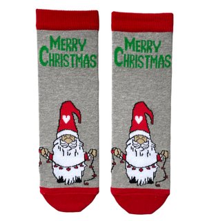 Новогодние носки с индийского хлопка, Merry Christmas