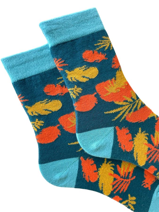 Шкарпетки жіночі "Пір'я" з індійської бавовни, 36-39