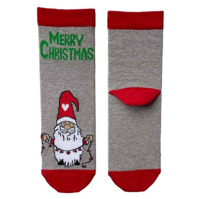 Новорічні шкарпетки з індійської бавовни, Merry Christmas