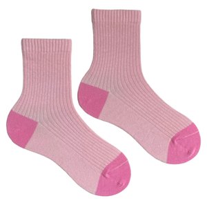 Children's socks with slits from Indian cotton