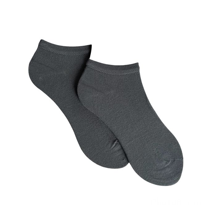 Шкарпетки короткі з БАМБУКА, сірі