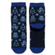 Жіночі махрові шкарпетки "Пряники", синій малюнок