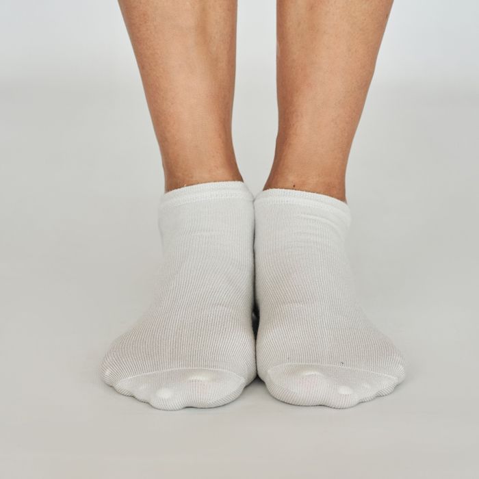 Шкарпетки короткі з БАМБУКА, світло сірі