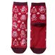 Women's TERRY socks "Gingerbread", red