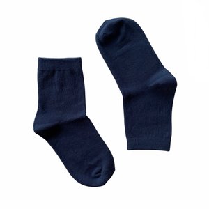 Шкарпетки дитячі "Класичні" з індійської бавовни, темно сині, 7-9 років