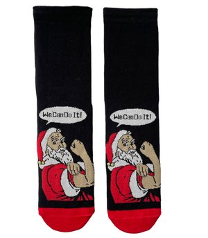 Men's Christmas socks made from Indian cotton, We Can Do It
