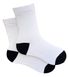 Children's socks with slits from Indian cotton, white