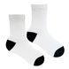 Children's socks with slits from Indian cotton, white