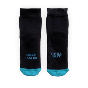 Дитячі МАХРОВІ шкарпетки з індійської бавовни, KEEP CALM / CHEEL OUT