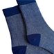 Women's Socks "Striped" made from Indian cotton, blue/white