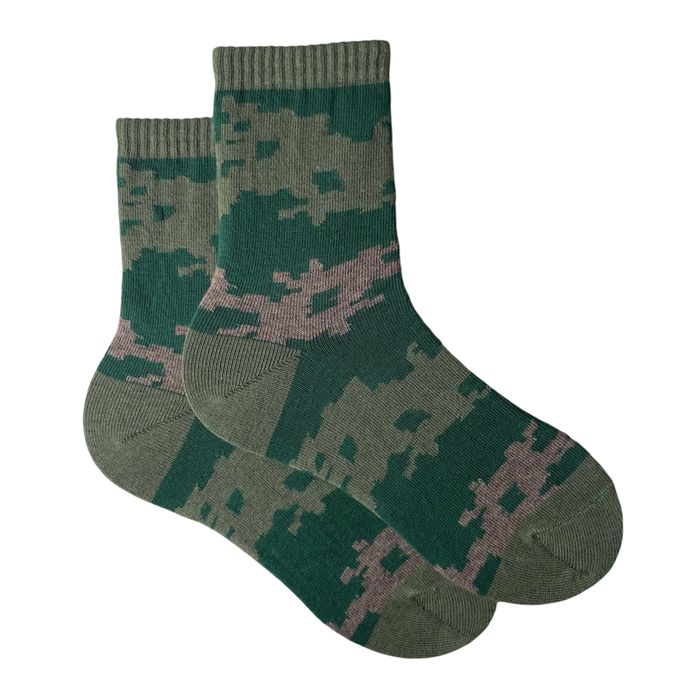 Kid's socks "Military" from Indian cotton