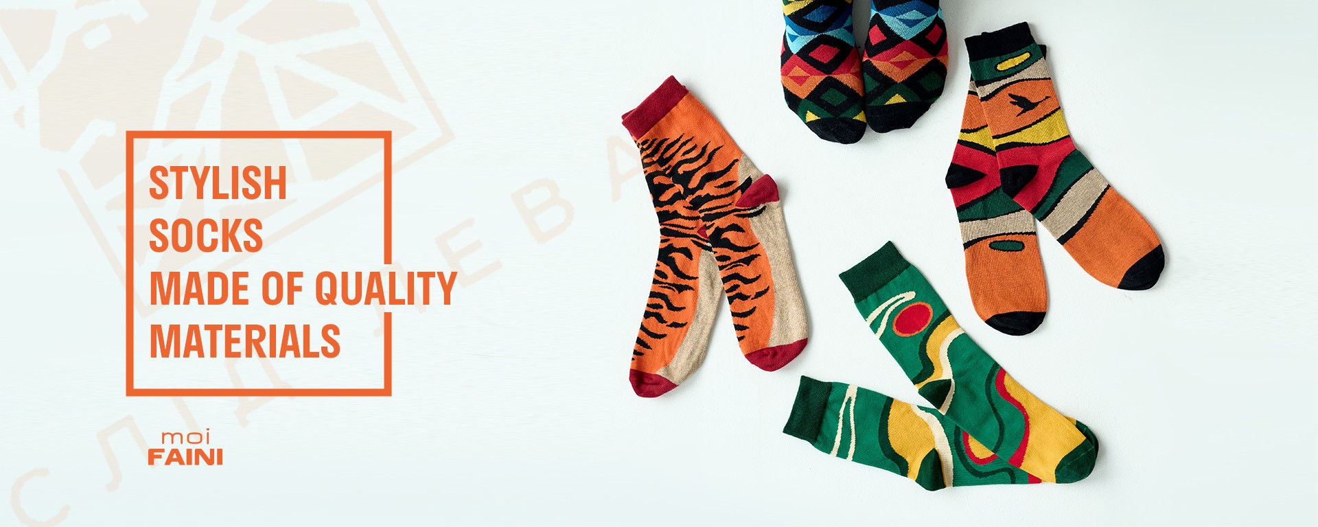 Stylish socks made of quality materials