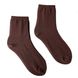 Мужские носки "Классические" с средним паголенком с индийского хлопка, коричневые, 39-41