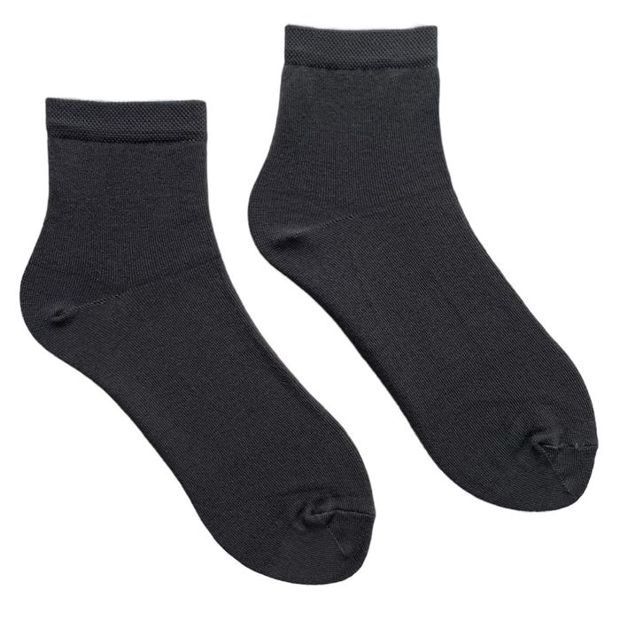Шкарпетки класичні з БАМБУКА, темно сірі