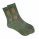 Tactical men's socks "UA ARMY", made from Indian cotton, khaki/orange