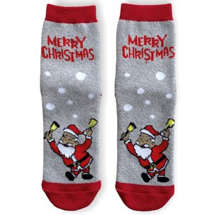 Жіночі Новорічні шкарпетки "Санта з дзвіночками"