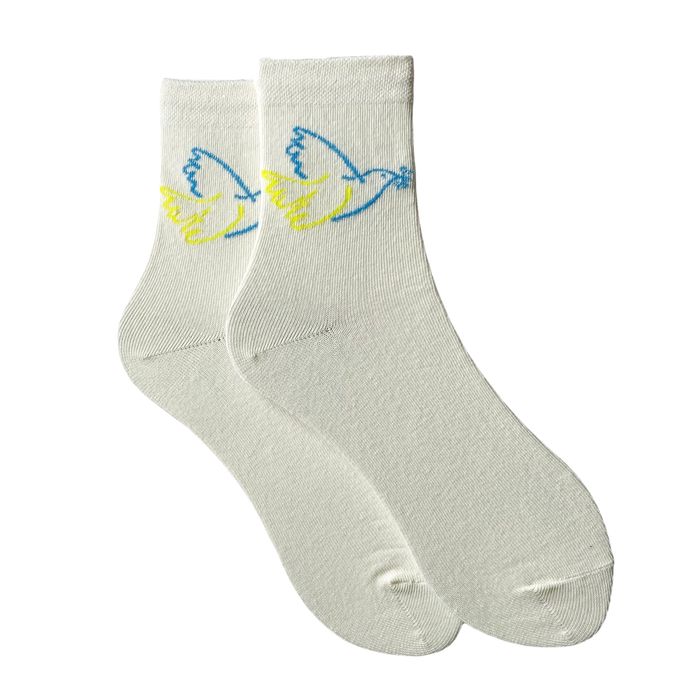Women's cotton Socks "Dove of Peace"