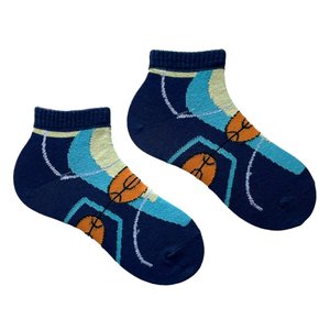 Шкарпетки дитячі "Баскетбол", з індійської бавовни