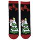 Women's Christmas socks "Santa with Christras tree"