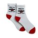 Women's Socks "Cherry Mood" made from Indian cotton, white, 38-40