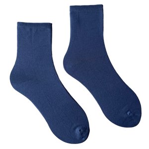 Шкарпетки чоловічі "Класичні" з середнім пагомілком з бамбука, сині, 41-43