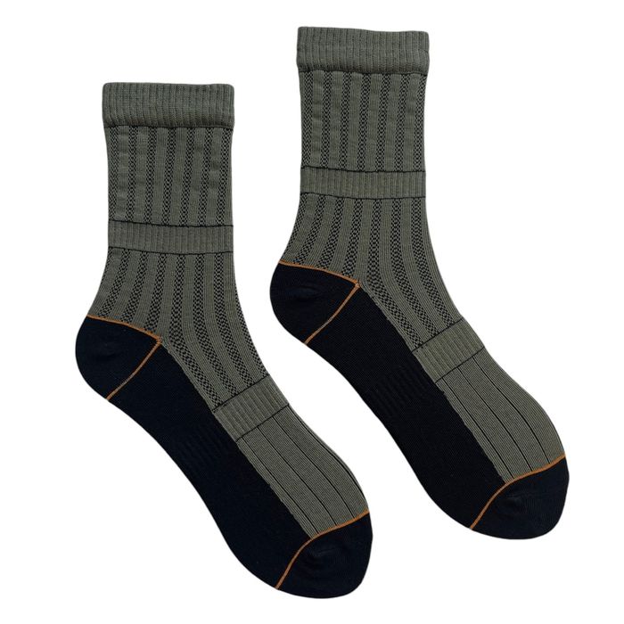 Tactical men's socks, made from Indian cotton, khaki/black