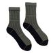 Tactical men's socks, made from Indian cotton, khaki/black