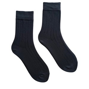 Men's socks with slits, made from Indian cotton, dark grey, 44-45