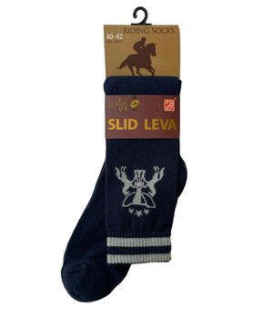 Riding Socks made from Indian cotton, dark blue, 40-42