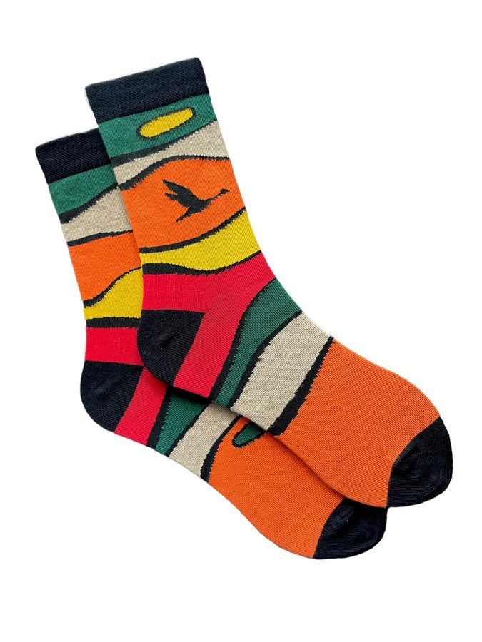 Men's socks Autumn, made from Indian cotton