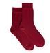 Men's socks with slits, made from Indian cotton, dark red, 42-43