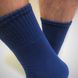Мужские носки МАХРОВАЯ СТОПА с индийского хлопка, темно синие