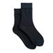 Men's socks with slits, made from Indian cotton, dark grey, 42-43