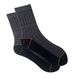 Tactical men's socks, made from Indian cotton, gray/black