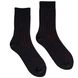 Men's socks with slits, made from Indian cotton, black, 42-43