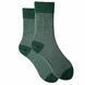 Men's socks made from Indian cotton, green with light grey