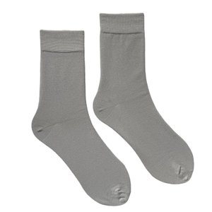 Шкарпетки чоловічі класичні Преміум, з індійської бавовни, світло сірі, 42-43