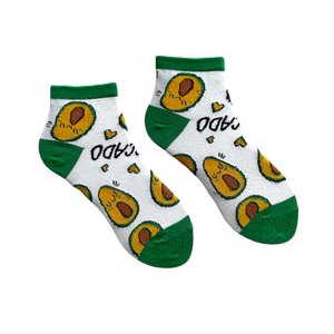 Women's Socks "Avocado " made from Indian cotton, 38-40