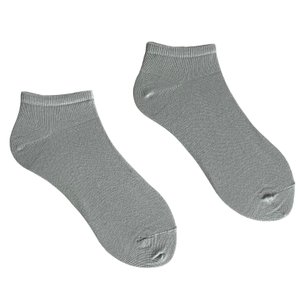 Шкарпетки чоловічі короткі з індійської бавовни, сірі, 44-45