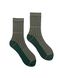 Tactical men's socks, made from Indian cotton, khaki/dark green