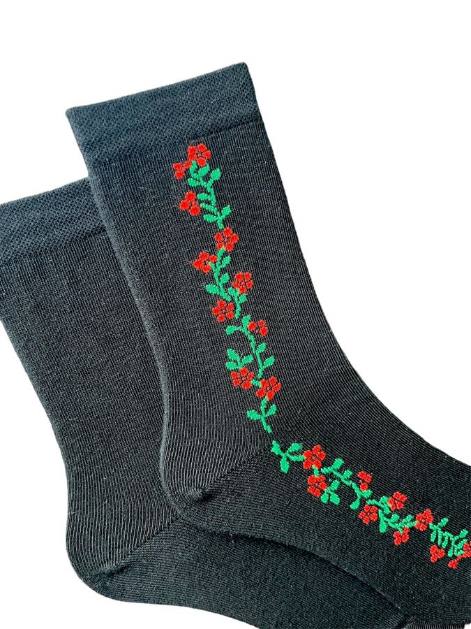 Women's Socks "Flowers tenderness", made from Indian cotton