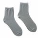 Мужские носки "Классические" с средним паголенком с индийского хлопка, серые, 39-41