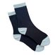 Women's Socks "Contrast", made from Indian cotton, black