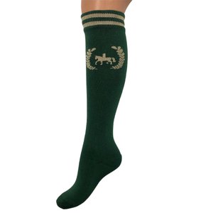 Riding Socks made from Indian cotton, dark green