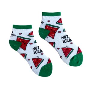 Women's Socks "Watermelon" made from Indian cotton, 35-37