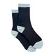 Women's Socks "Contrast", made from Indian cotton, black