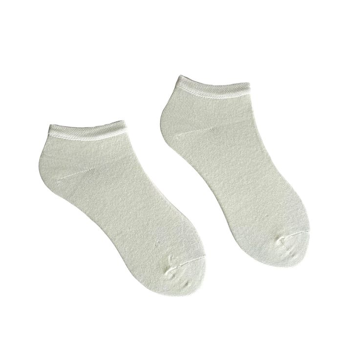 Шкарпетки чоловічі короткі з Бамбука, молочні, 41-43