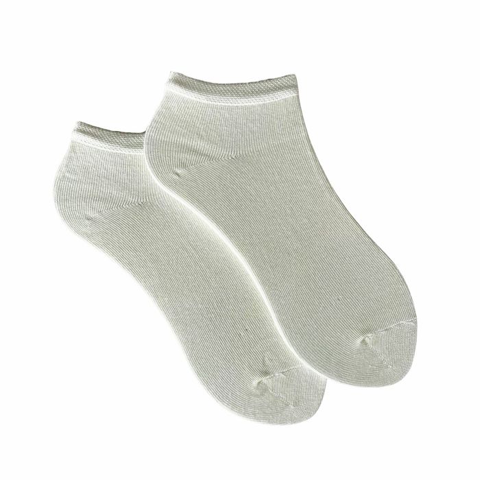 Шкарпетки чоловічі короткі з Бамбука, молочні, 41-43