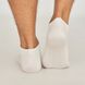 Men's ankle BAMBOO socks, milky