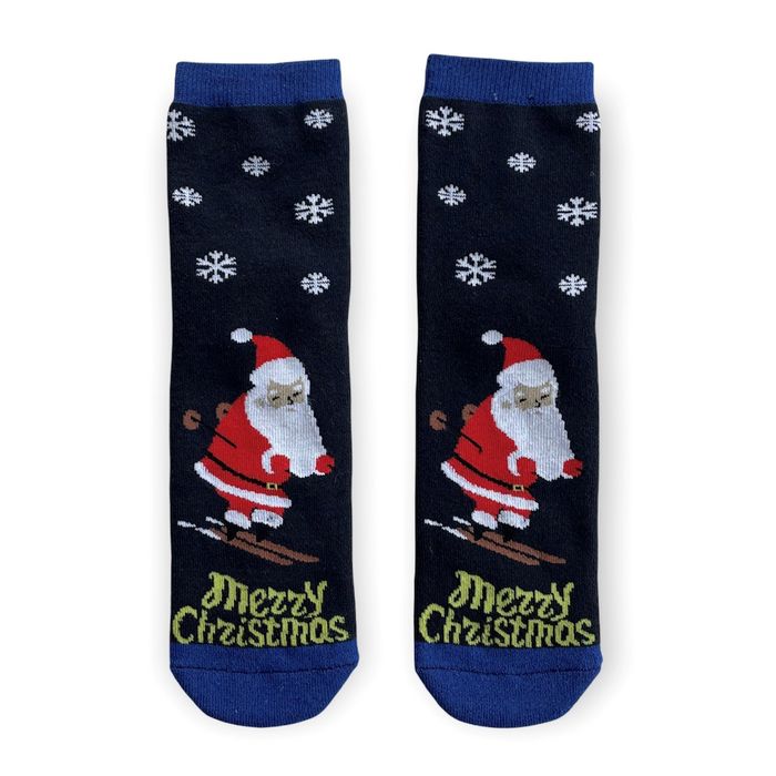 Мужские Новогодние носки "Санта мчит"